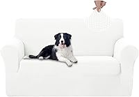 Vista 21 de U-NICE HOME Funda para sofá biplaza elástica, cubierta para sofá, funda para sillón, protector de muebles para sofá con 2 cojines, funda para sofá