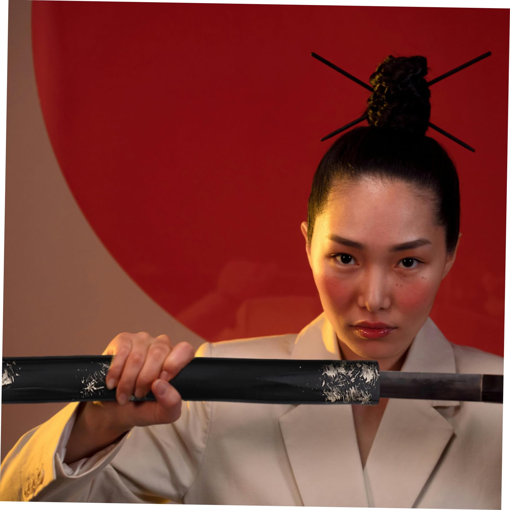 OFFSCH Sword Japanese Sword Carrying Holder Protective Sleeve Simple Design Easy to Use