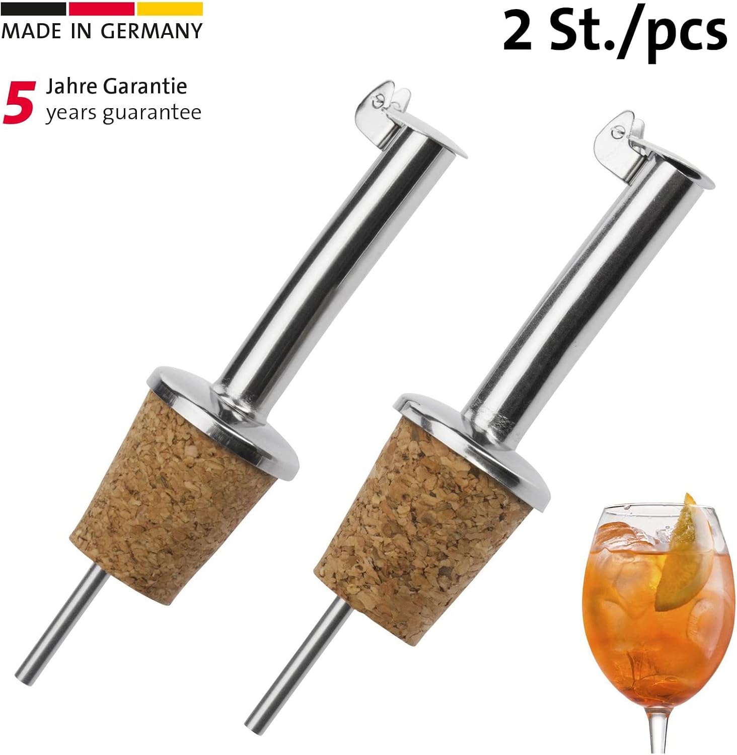 Westmark 2 Piece Pourers Standard With Cap, A, Silver