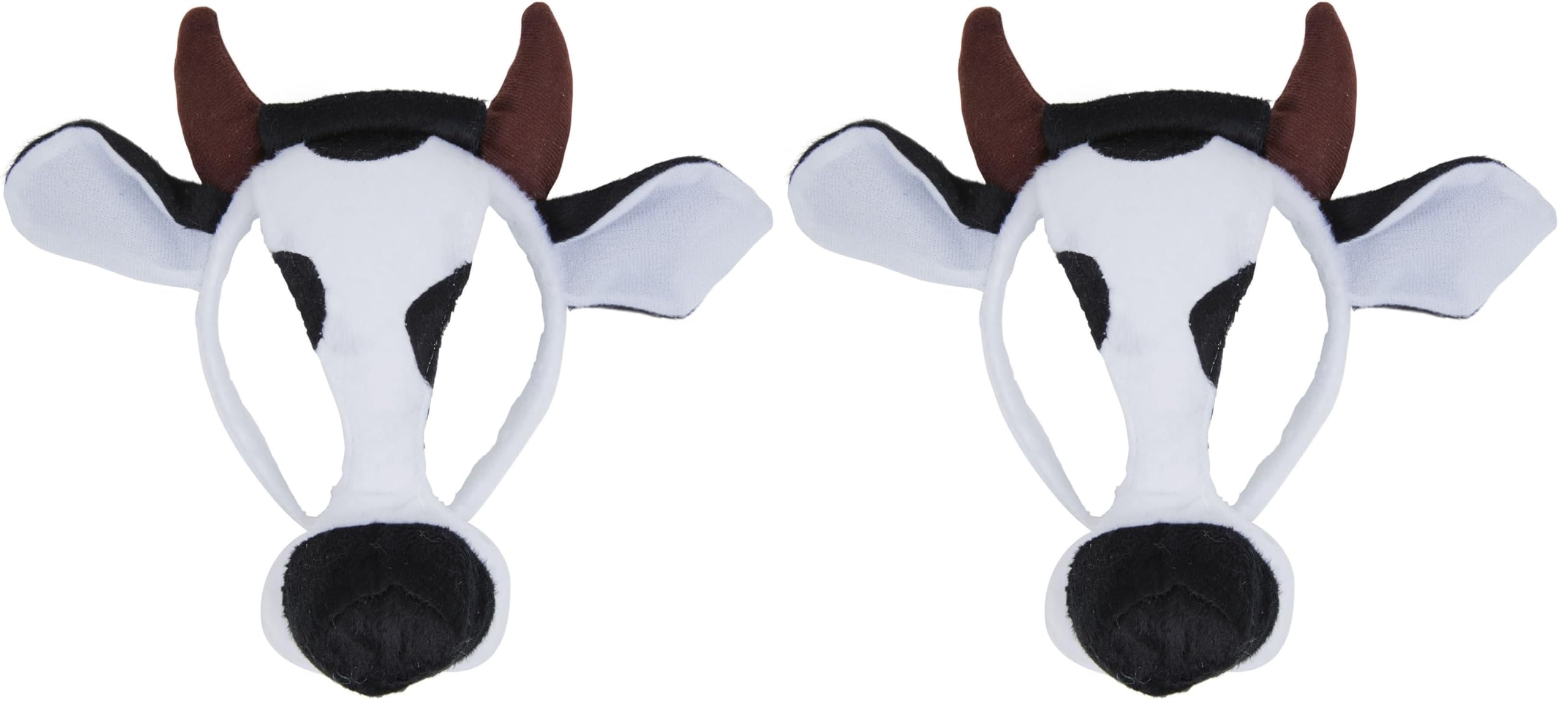 Bristol Novelty EM153 Cow Mask and Sound on Headband, Unisex-Child, Multi-Colour, One Size Halloween