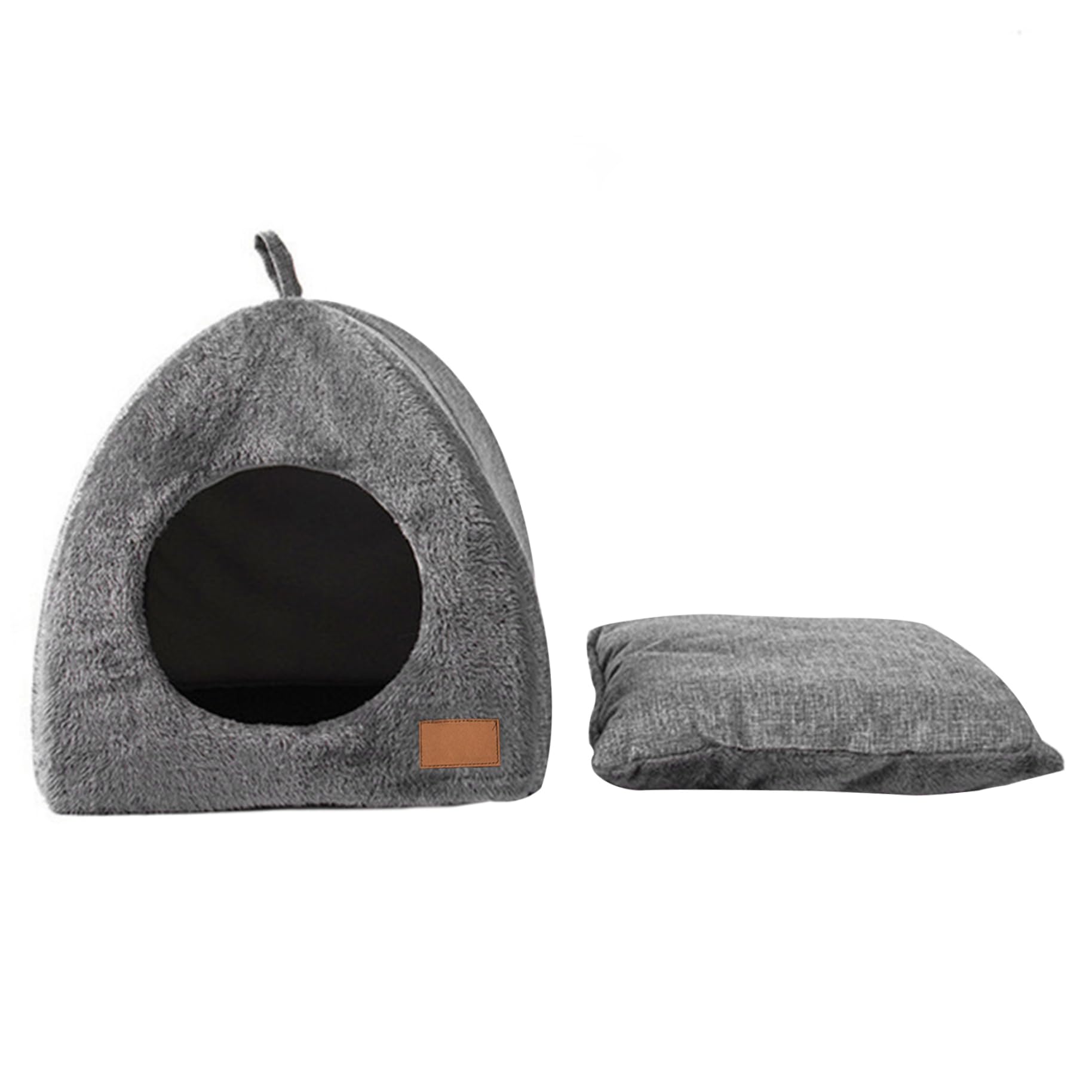Maison pour chat avec coussin lavable et tente chaude pour chaton
