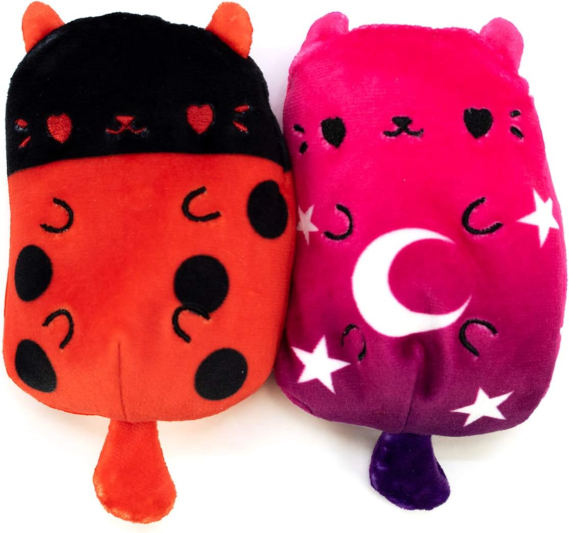 Cats vs Pickles Lady Bug & Majicat 2Pack 4" Cute Cuddly