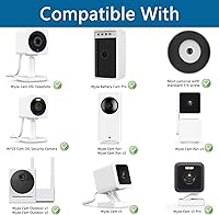 Vista 9 de Soporte flexible para cámara Wyze Cam OG/V4/V3/V3 Pro/Pan V3/Pan V2 y más cámaras de seguridad roscadas de 1/4 pulgadas (17.5 pulgadas, 2 unidades)