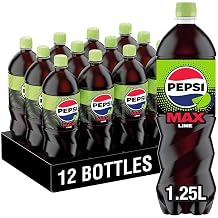 Pepsi Max Lime Cola | 1.25L Bottle | 12 Pack