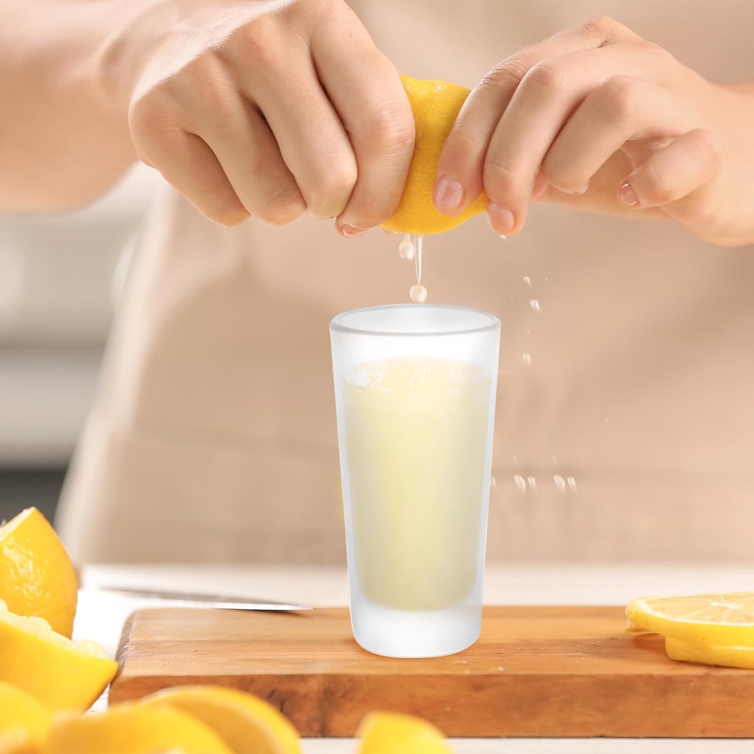 YOUKE OLA 36 Pack Sublimation Shot Glasses Cups with Heavy Base Frosted Sublimation Blanks Cute Shot Glass Tumbler Bulk for Heat Press, Personalized Gift, 3oz - Image 5