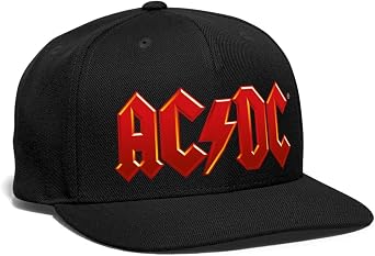 Spreadshirt AC/DC Classic Logo with Lightning Bolt Snapback Cap