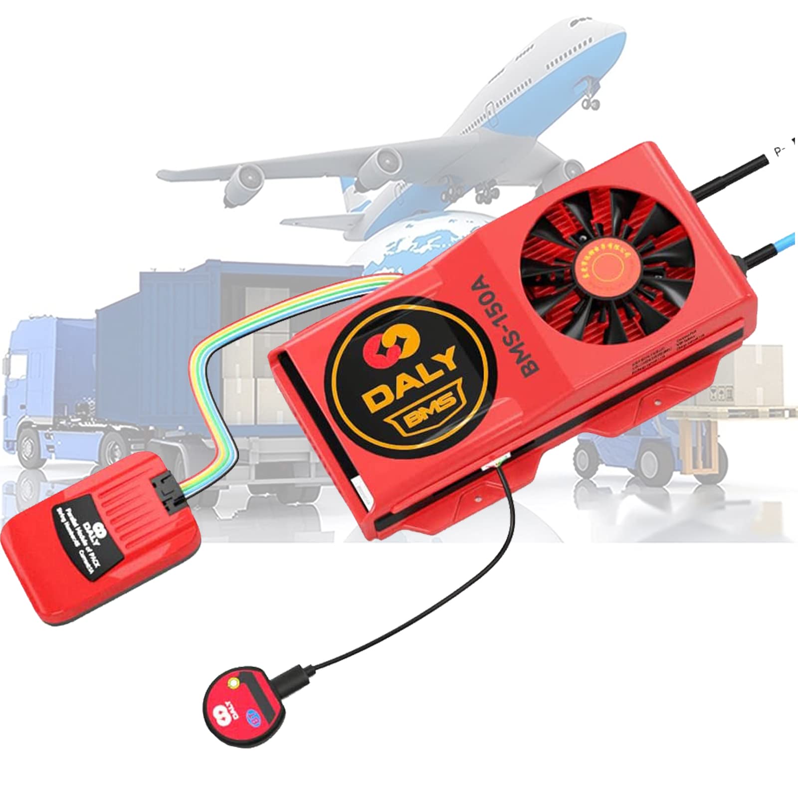 Buy DALY Smart BMS parallel module 1 A with LiFePO4 Li-Ion 3S-24S 12V ...