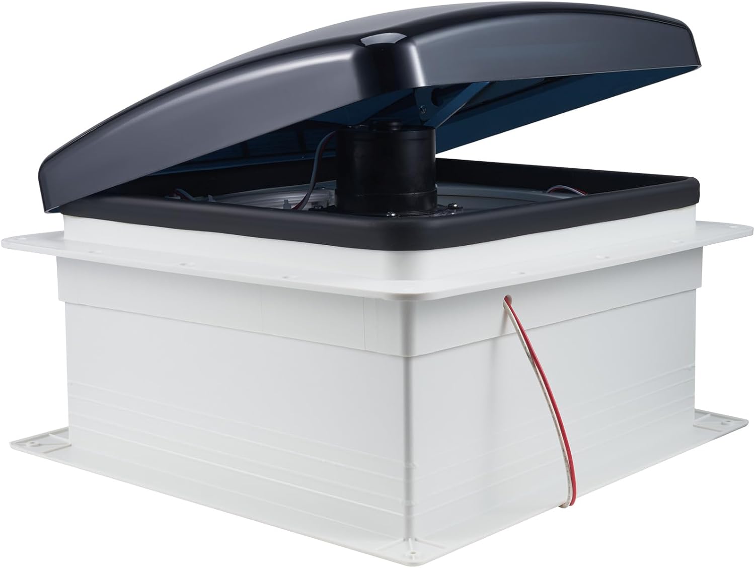 VEVOR RV Vent Fan, 14 inch 12V 10-Speed Reversible with Power Top Lid & Remote Control, DC Motor,12" Blade,Fits 14 x14 inch Roof Openings