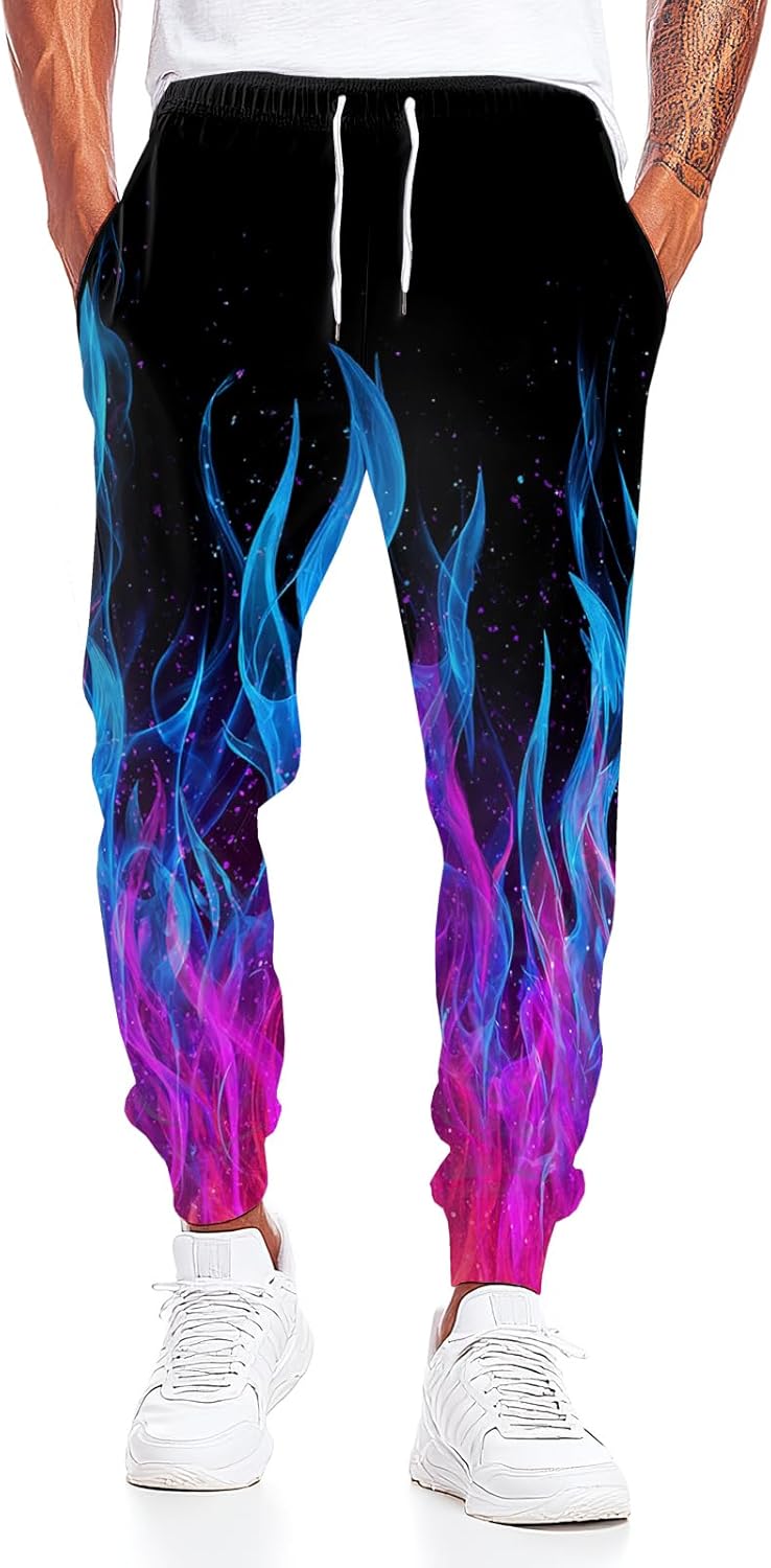 Mens Joggers Sweatpants with Pockets for Men Sports Casual Sweatpants Workout Track...