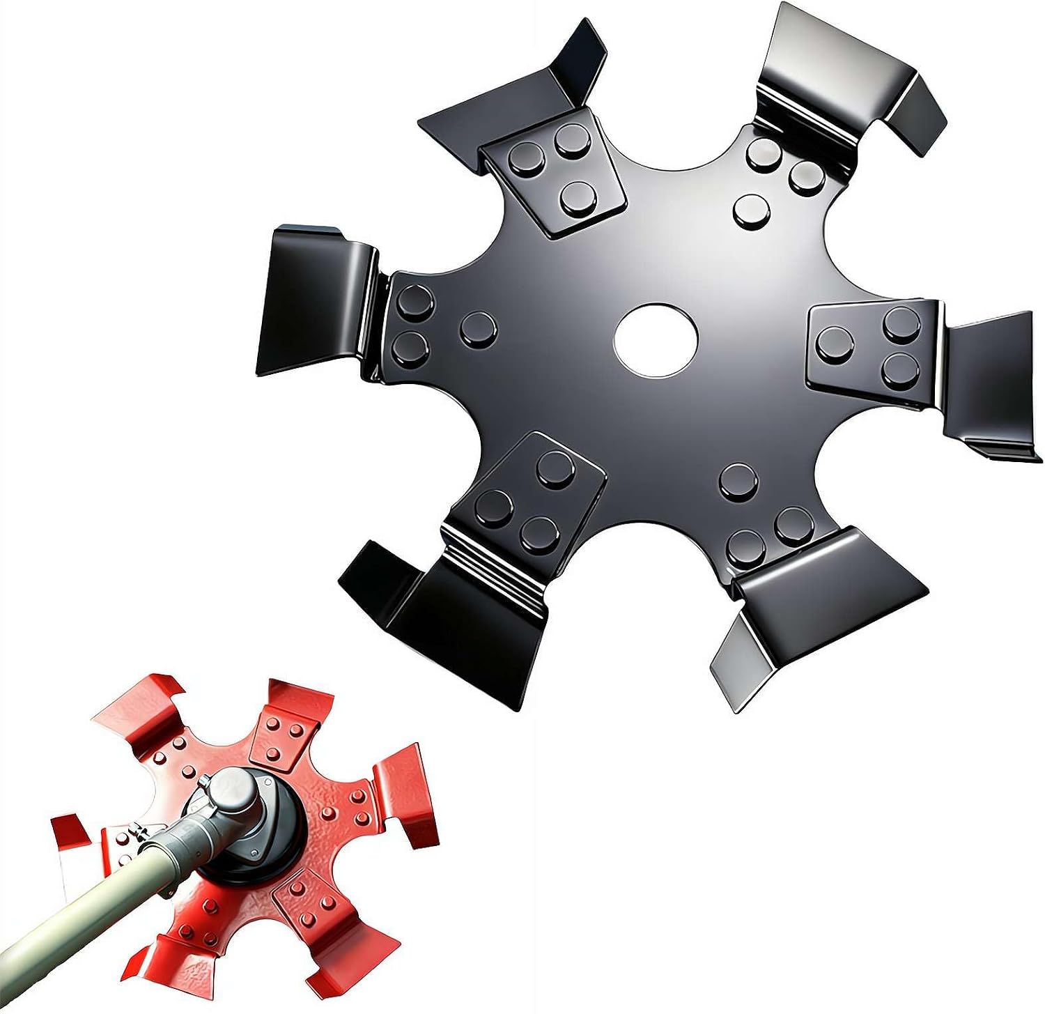 2026 Upgraded Weeding Discs for Weed Eater, Universal Mowers Weeding Disk, Suitable for Garden Cutter, Trimmer, Weed Eater, Heat and Rust Heavy-Duty Manganese Steel