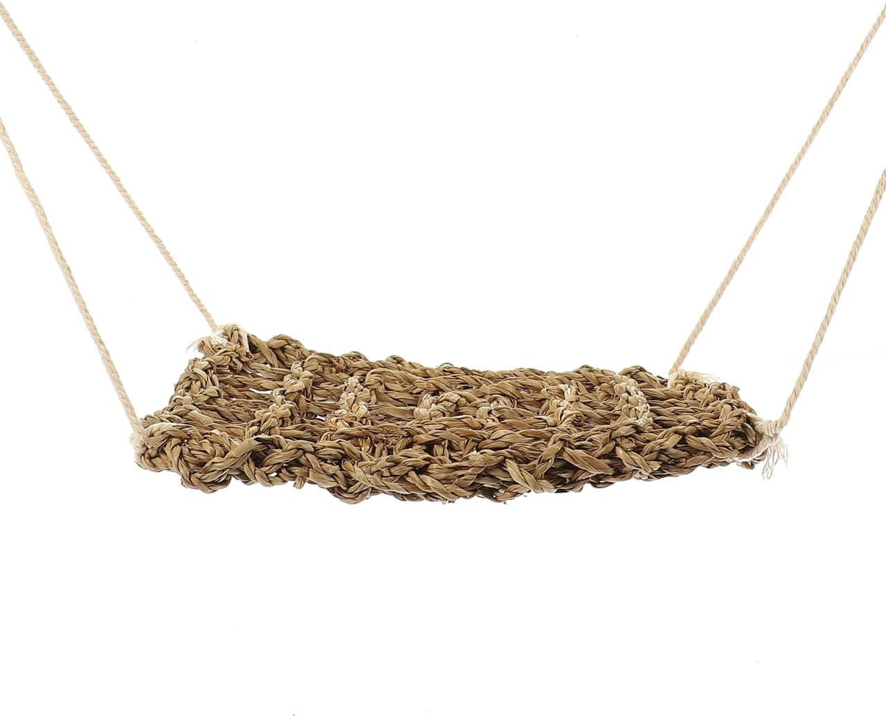 PATKAW Reptile Hammock for Terrarium Small Creative Hanging Bed Made of Seagrass Fibres Pet Accessories for Lizards and Bearded Dragons Practical Sleeping and Playground Accessories