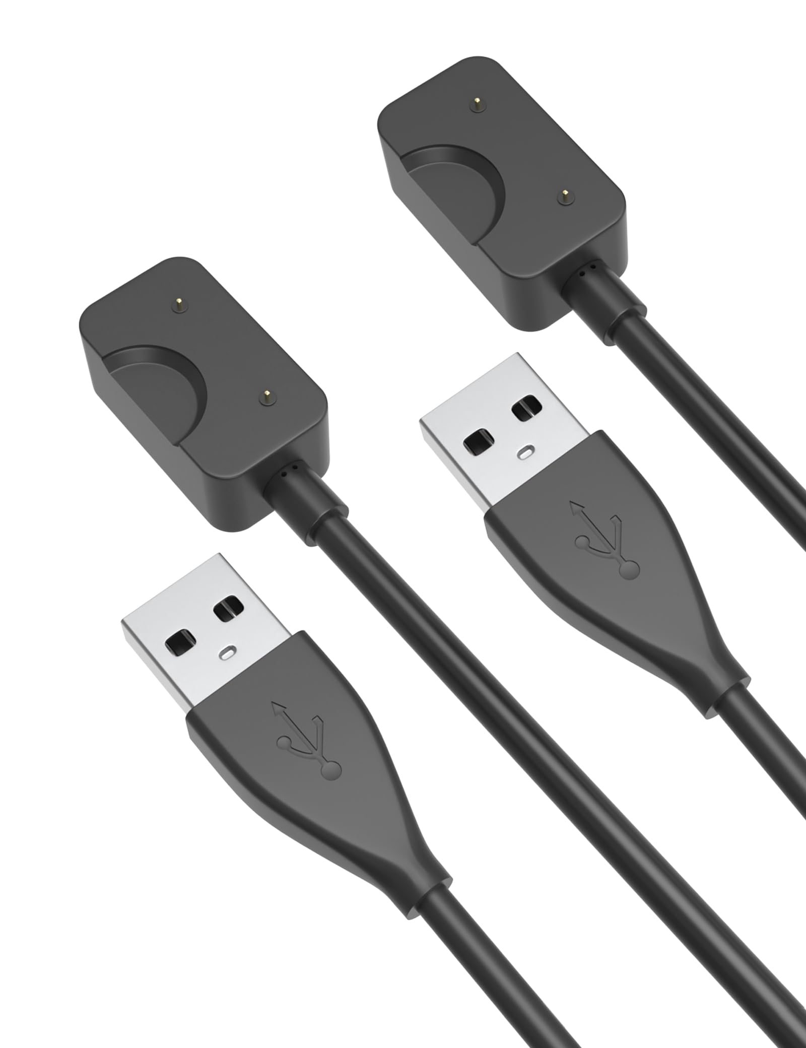 2Pack Magnetic USB Charging Cord for Samsung Galaxy Fit 3 Fitness Tracker (SM-R390), 3.3ft / 100cm