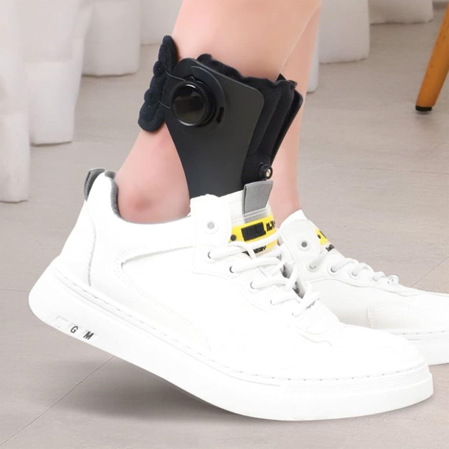 Ortesis Para Pie Caído, Férula Ortopédica Para Tobillo Y Pie Caído, Almohadillas Fijación Y Estabilidad Para Pie Caído Con Airbag Y Pomo, Alivio Dolor Y Reducción La Presión Durante El Día Y La Noche