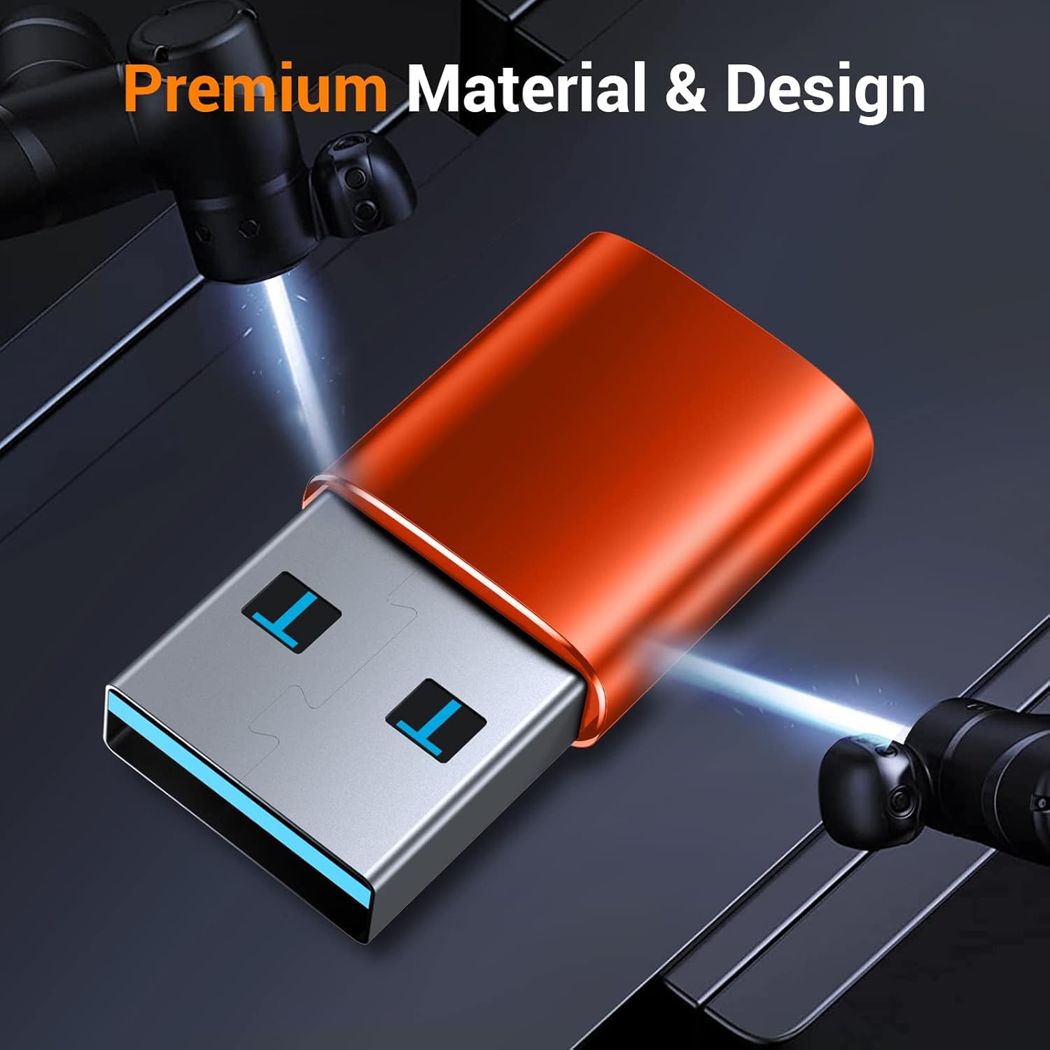 Mini Adaptador USB 20 Paquete De 40 Adaptadores Múltiples En ángulo