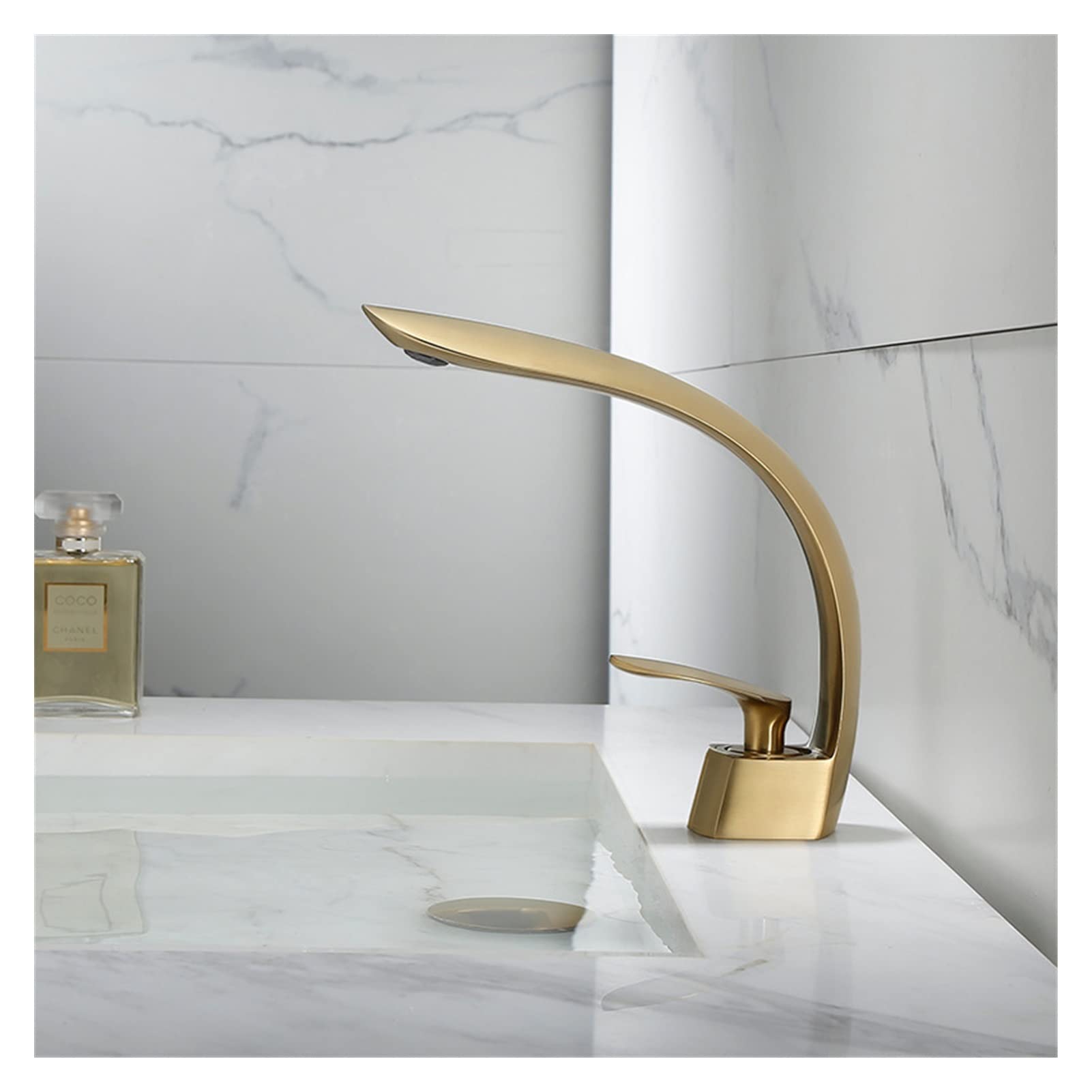 Robinet de salle de bain eau chaude et froide pour lavabo et vasque