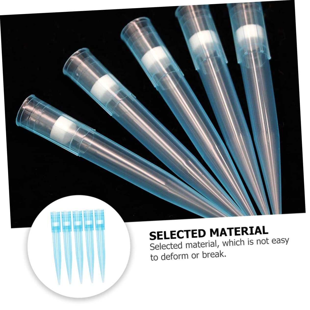 OUNONA 500pcs Pipette Tips Liquid Pipettor Tips for Accurate Liquid Transfer Compatible Standard Pipettes Low Retention Technology for Maximum Sample Recovery