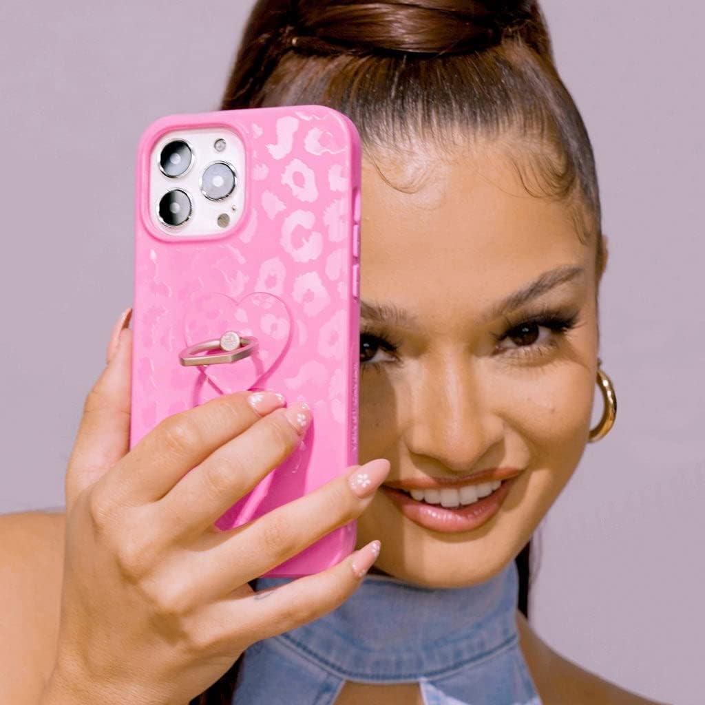 VELVET CAVIAR for iPhone 13 Case - Compatible with MagSafe - 10ft Drop Tested - Hot Pink Leopard Cheetah Print