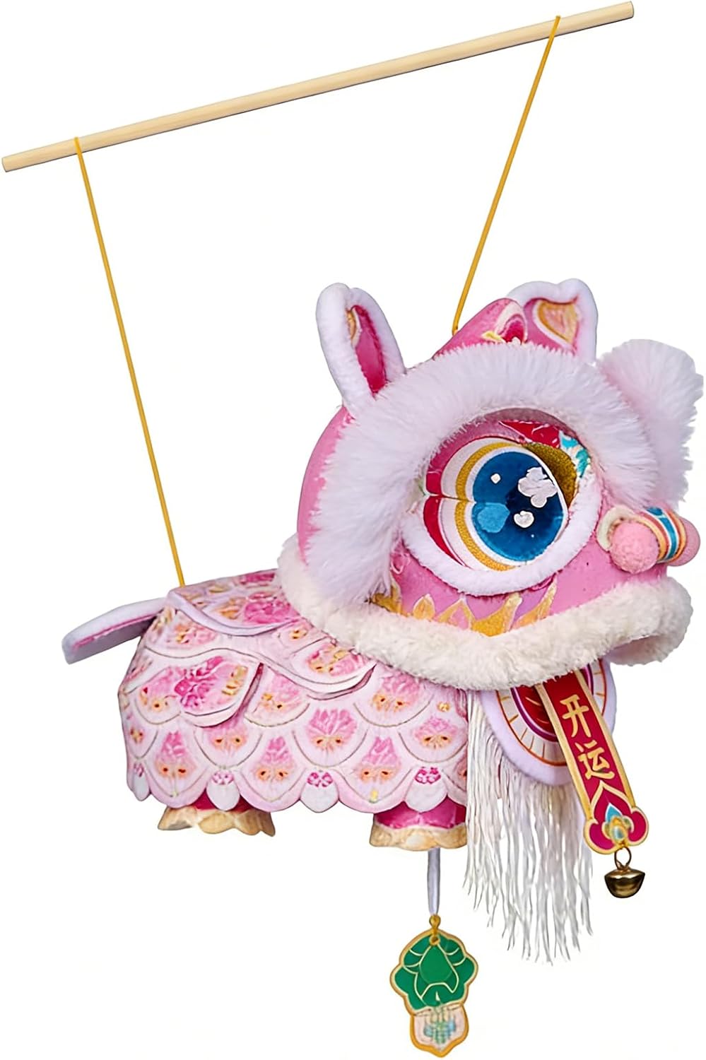 Chinese New Year Lantern Kit - Lion Dance Holiday Decoration, Spring Festival Lantern with DIY Assembly for Party School Restaurant Home Parade Living Room Bedroom Study Craft Lovers