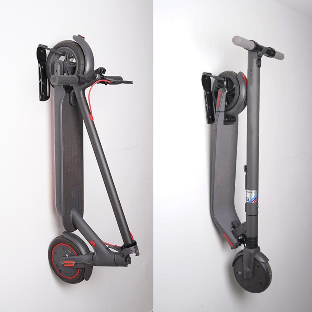 wall mounted scooter storage rack for small apartments foldable floor stand