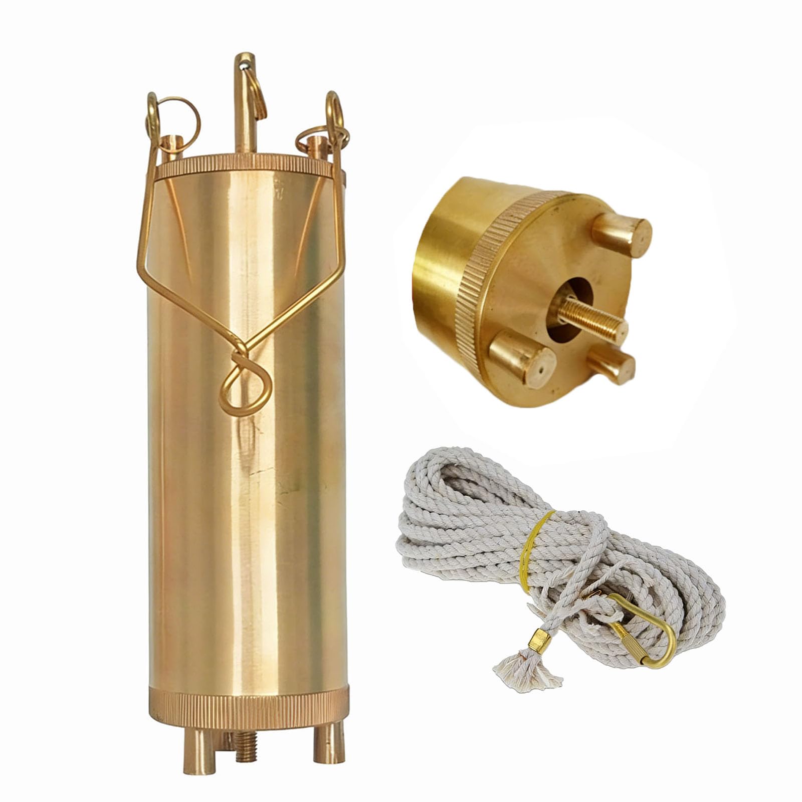 Kit de prélèvement d'huile industrielle avec bouteille 1000 ml et corde 20m