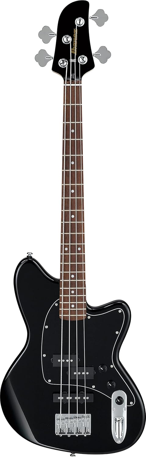 Ibanez Electric Bass Guitar, Right, Black, Full Size (TMB30BK)