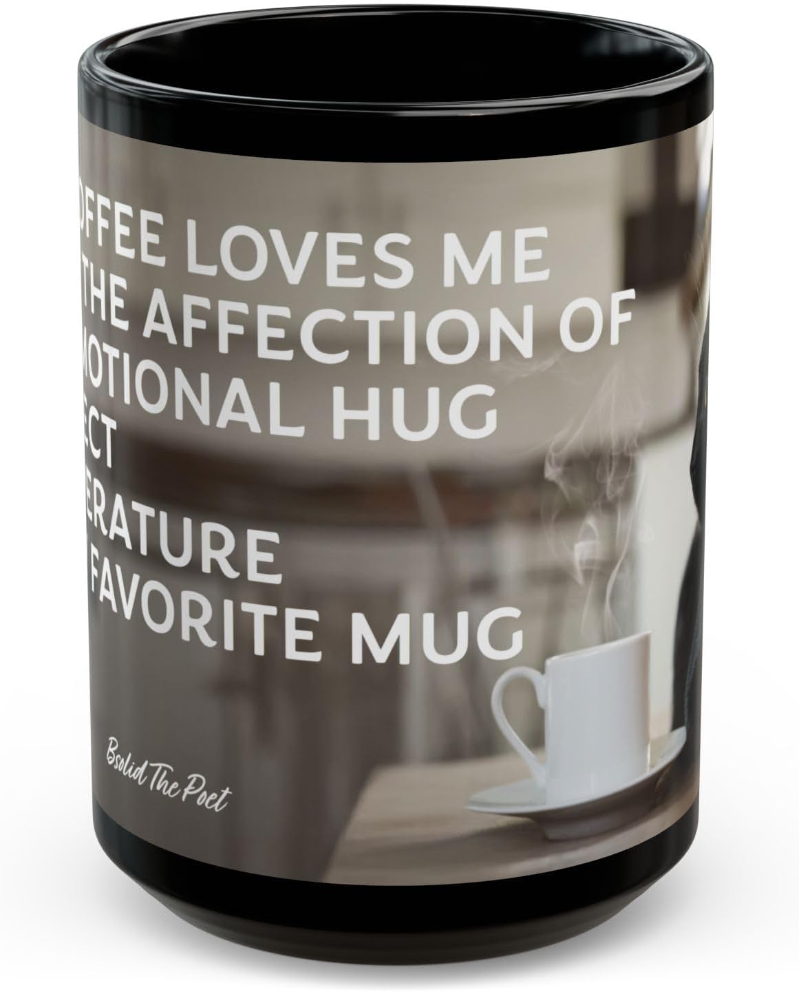 Beautiful Black Cat Lover's Mug-My Morning Coffee-Sizes 11oz and 15oz