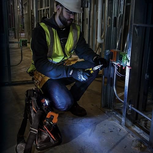 Miniatura 6 de Klein Tools CL800 - Medidor de pinza digital de rango automático TRMS, voltaje AC/DC/corriente, LOZ, continuidad, frecuencia, capacitancia, NCVT,