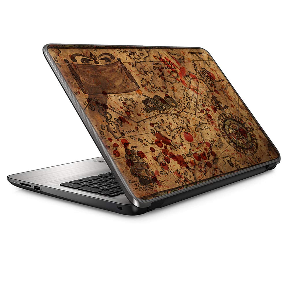 It's A Skin 15.6 inch Laptop Notebook Skin Vinyl Sticker Cover Decal Universal fit 15.6" (May Require Trimming) HP Lenovo Apple Mac Dell Compaq Asus Acer/Pirate Map Arrrr Treasure Gold