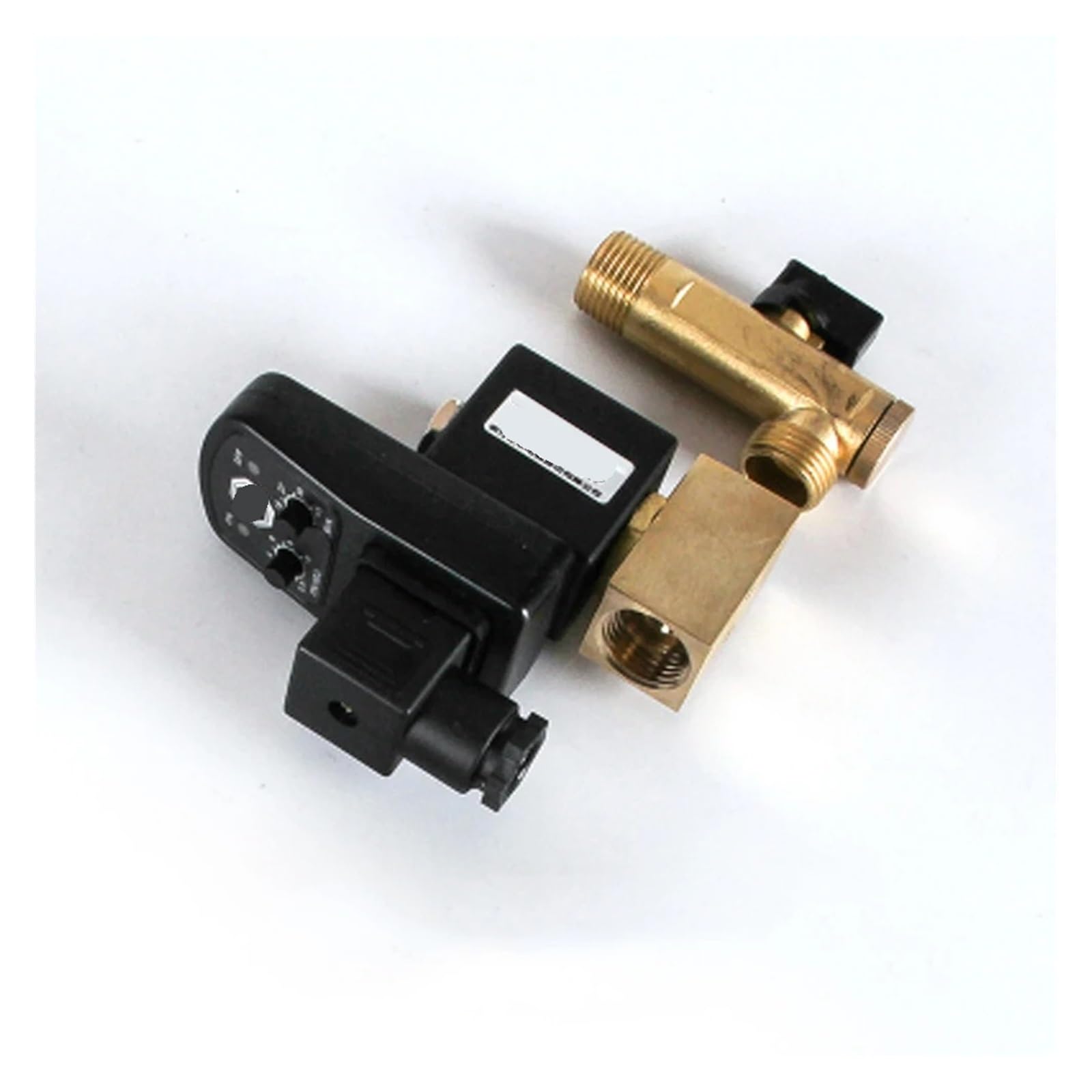 1 szt. 1/2 cala DN15 AC 220 V elektroniczny regulator czasowy, 2-drożny kompresor powietrza, zbiornik powietrza, automatyczny zawór spustowy, zawór elektromagnetyczny (220 V, typ dzielony)