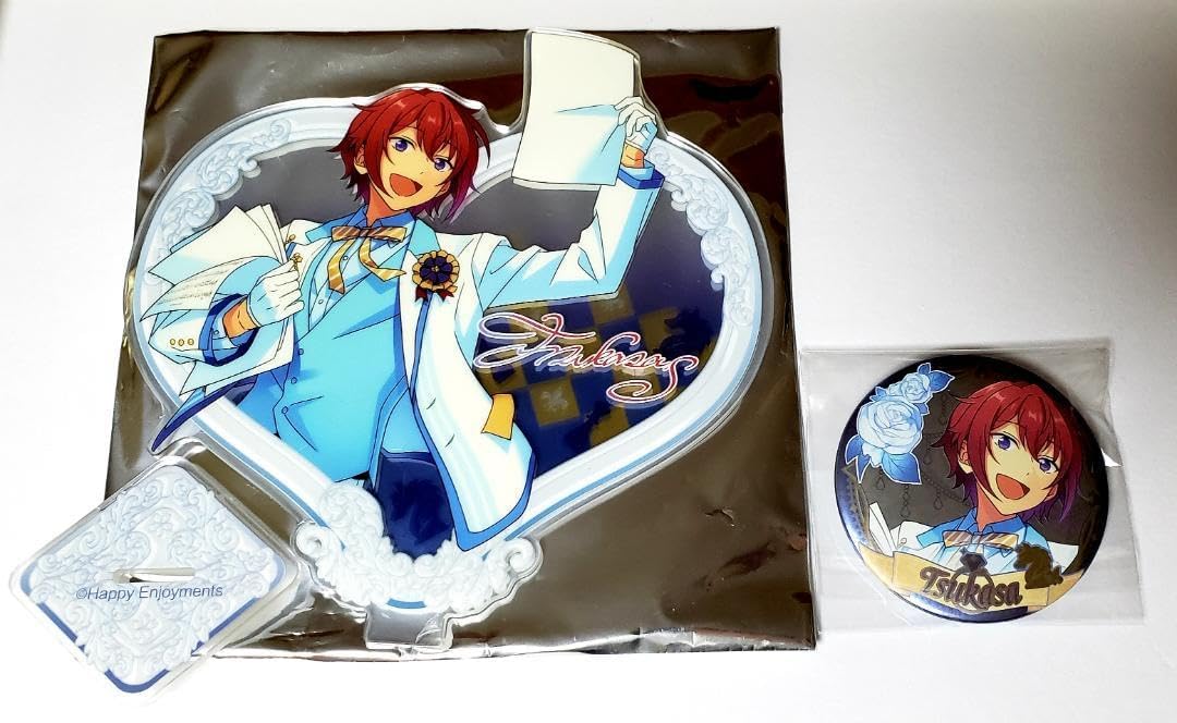 あんさんぶるスターズ！！ あんスタ 中国 誓約ハート缶バッジ 朱桜司