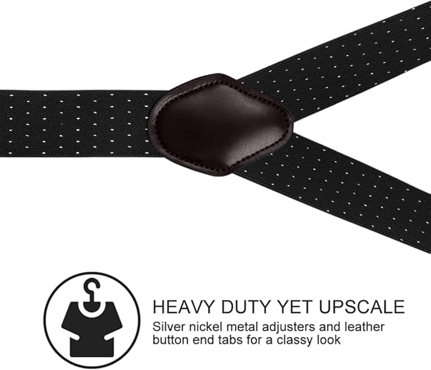 Hidden Mens Suspenders Adjustable Heavy Duty Elastic Braces for Work image 3