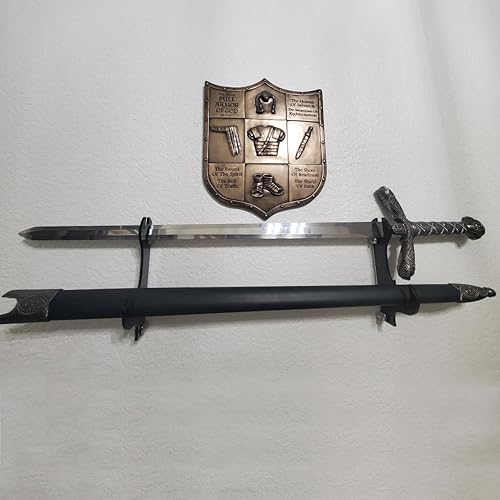 Miniatura 5 de WANLIAN - Soporte para espada, gancho para espada, acrílico de dos capas montado en la pared, soporte para espadas samurái, soporte para todas las