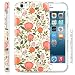 iPhone 6S Case for Girls, Dimaka Printed Floral Pattern Retro Cute Style Full Side Protective 2 Layer Case with Glossy Cover for iPhone 6 and iPhone 6S 4.7" (Garden Vintage)