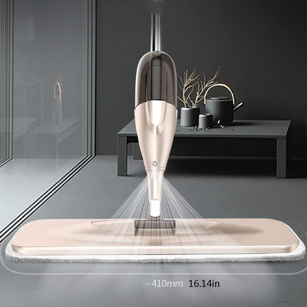 mops Wet Mop Microfiber Mop Heavy Duty Floor Mop Aluminum Mop Adjustable Stainless Steel Handle 3 Wet and Dry Clothes Floor Cleaning System，Spin Mop Household Mop