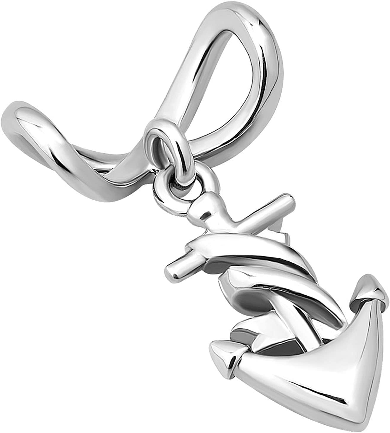 Faith Hope Love Anchor Charm Compatible with Pandora Charms Bracelets - Image 3