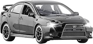 OWYON For Mitsubishi Lancer Evo X 10 Alloy Car Diecasts Vehicles Car Metal Model Car 1:32 multiple colour (Color : Black)