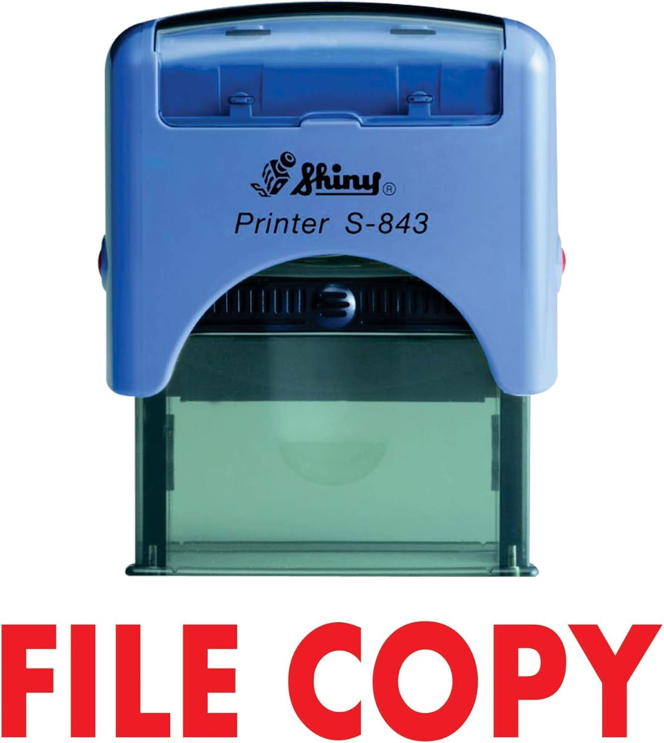 Webelkart Red File Copy Self-Inking Rubber Stamp | Clean & Crisp Impressions | Office Essential | Fast, Mess-Free Use | Long-Lasting & Refillable | Ideal For Admin, Legal, Retail & Docs