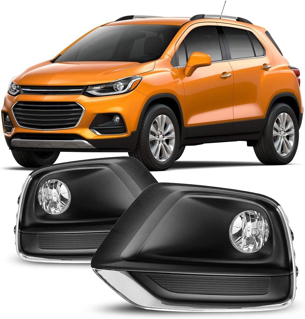 Winjet Compatible with [2017 2018 2019 2020 Chevrolet Trax] Driving Fog Lights + Switch + Wiring Kit