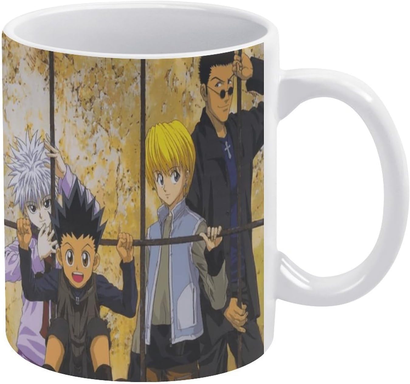 ハンター×ハンター マグカップ コップ 瀬戸物 セラミック 飲み物用 アニメ ゲーム 推し キャラ 誕生日 クリスマス プレゼント 記念品 ゲーム カフェ・オフィス・家用