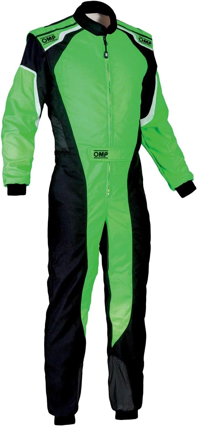 Omp KS-3 Kart Racing Suit Black/Green, 54
