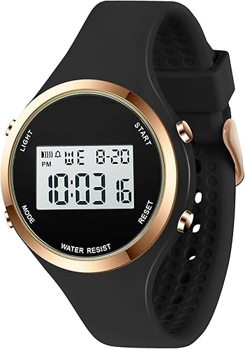 Women LED Display Elecreonic Watch Fashion Chrono Alarm Digital Clock Woman Outdoor Sport Wirstwatch