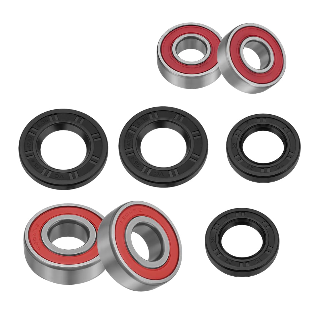 Jeux de roulements et joints de roue avant (les deux côtés) Convient pour Polaris Outlaw 450 500 550 MXR IRS S 2007-2011 Predator 500 2003-2007