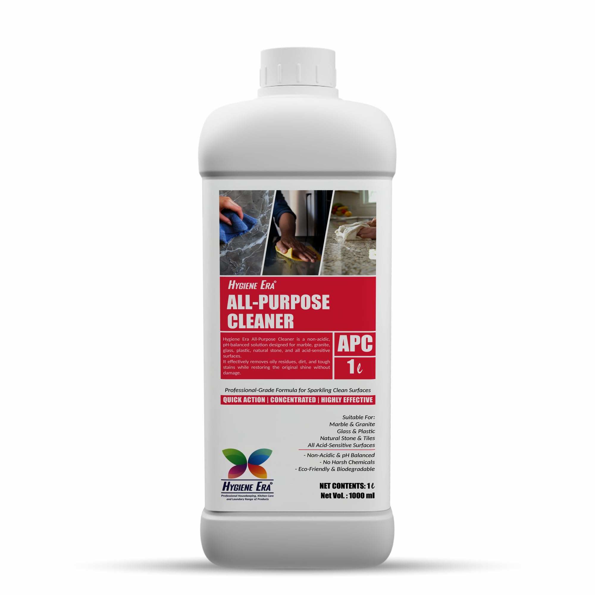 All-Purpose Cleaner 1L | Non-Acidic pH Balanced Multi-Surface Cleaner for Marble, Granite, Tiles, Kitchen Countertops, Glass & Plastic | Biodegradable Concentrated Formula-image-25