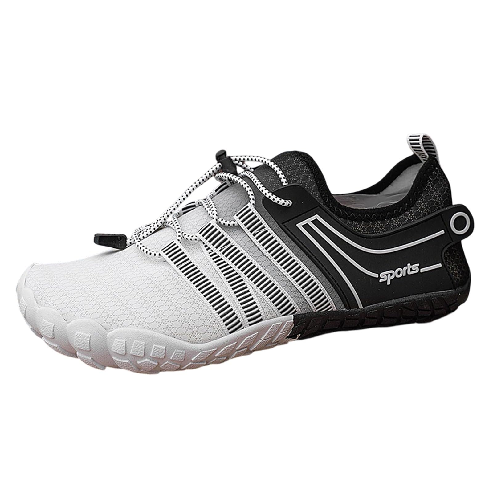 Scarpe da Scoglio Uomo Scarpette Mare Acqua Antiscivolo Donna Traspiranti per Piscina Entrare in Ciabatte Scogli Fiume Ragnetti Ginnastica Immersione con Sassi Scarpetta di Gomma Il Spiaggia