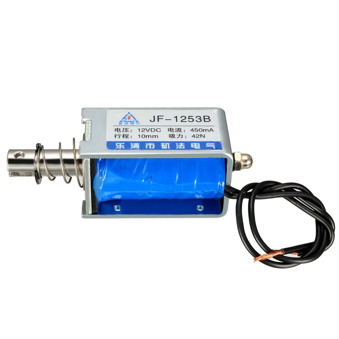 Amazon.com: uxcell DC 12V 42N 10mm Stroke Pull Push Type Open