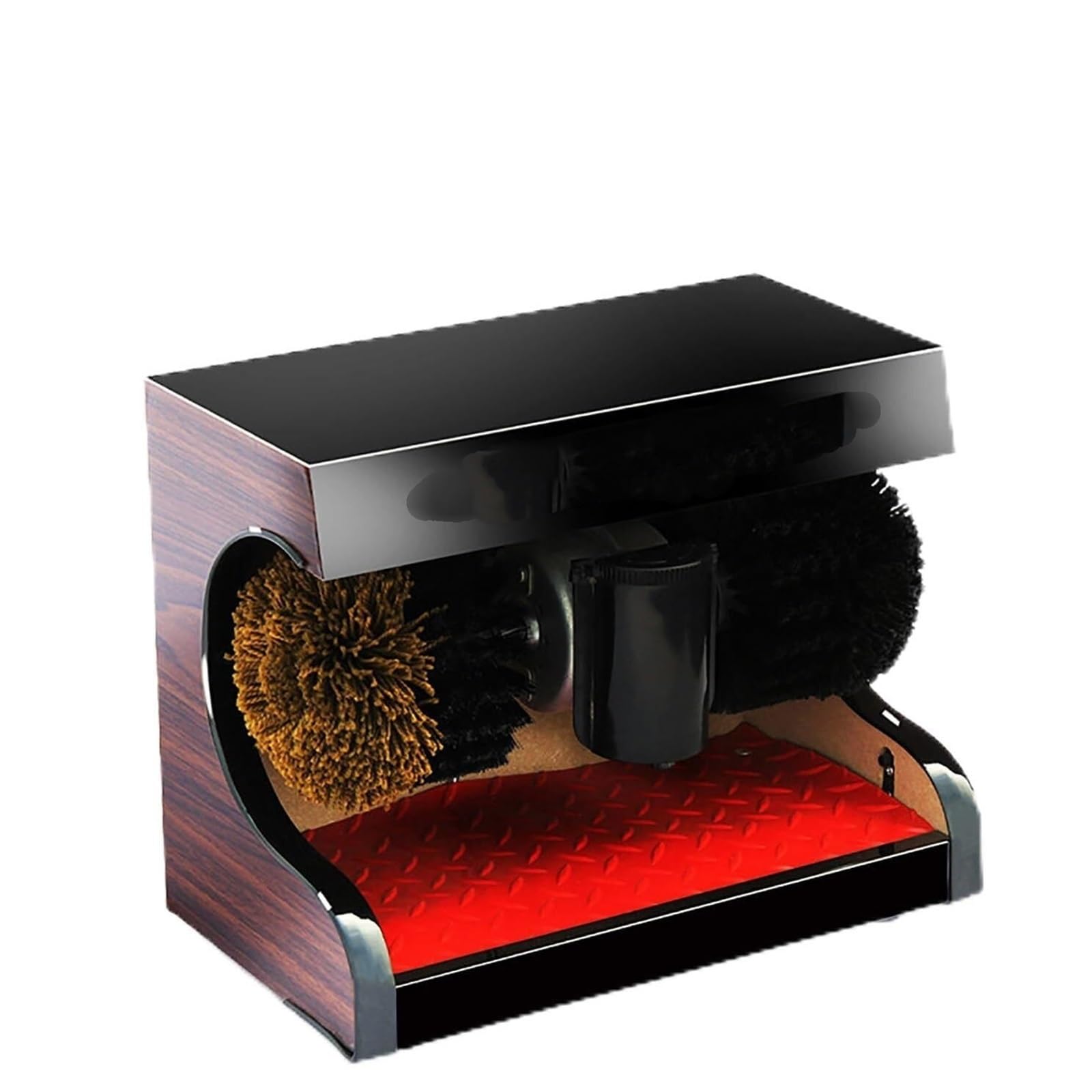 Lucidatrice elettrica automatica per scarpe con sensore a induzione, per la cura della pelle, lucidatrice elettrica con filo per scarpe con rullo per la casa e la riparazione di scarpe commerciali