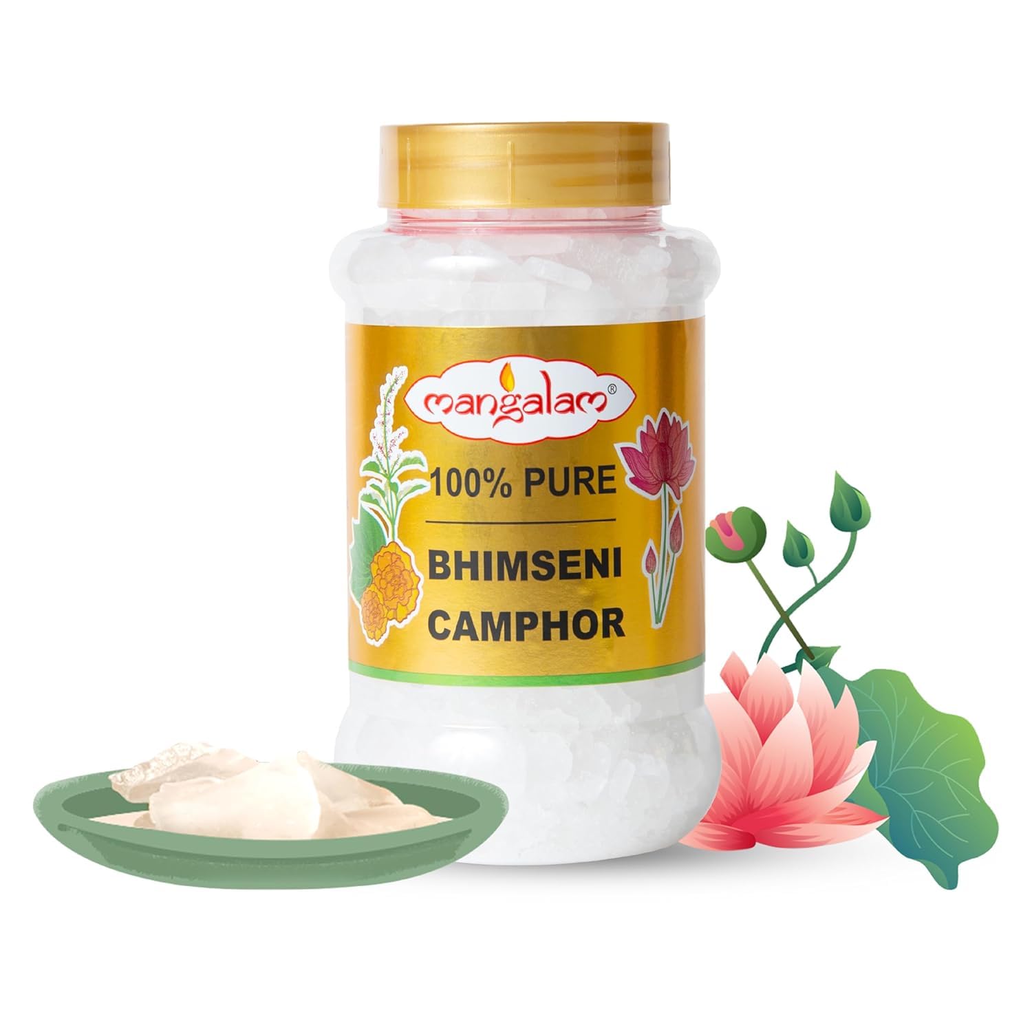 Krishmi Bhimseni 100% Pure Camphor (250g)
