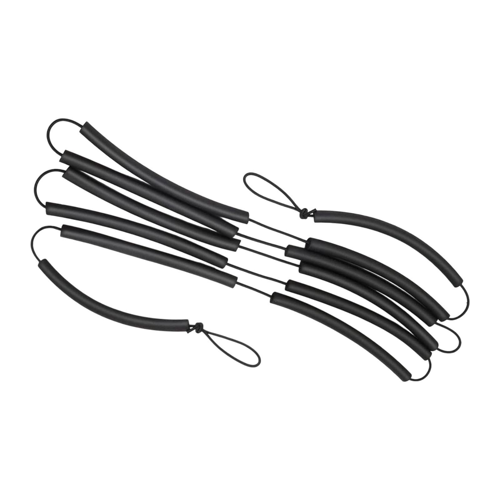 Menolana High Jump Bungee Cord Elastic Foam Crossbar 8.2ft High Jumping Bungee Pole Jump for Outdoor Track & Field Accessory Athletes