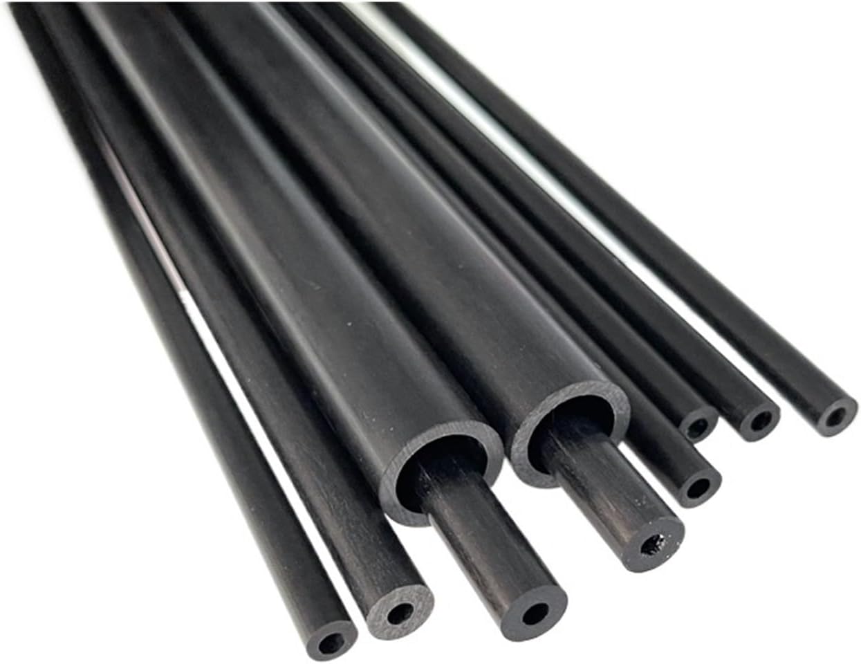 1pc 500MM Length Carbon Fiber Tubes,OD2-8MM