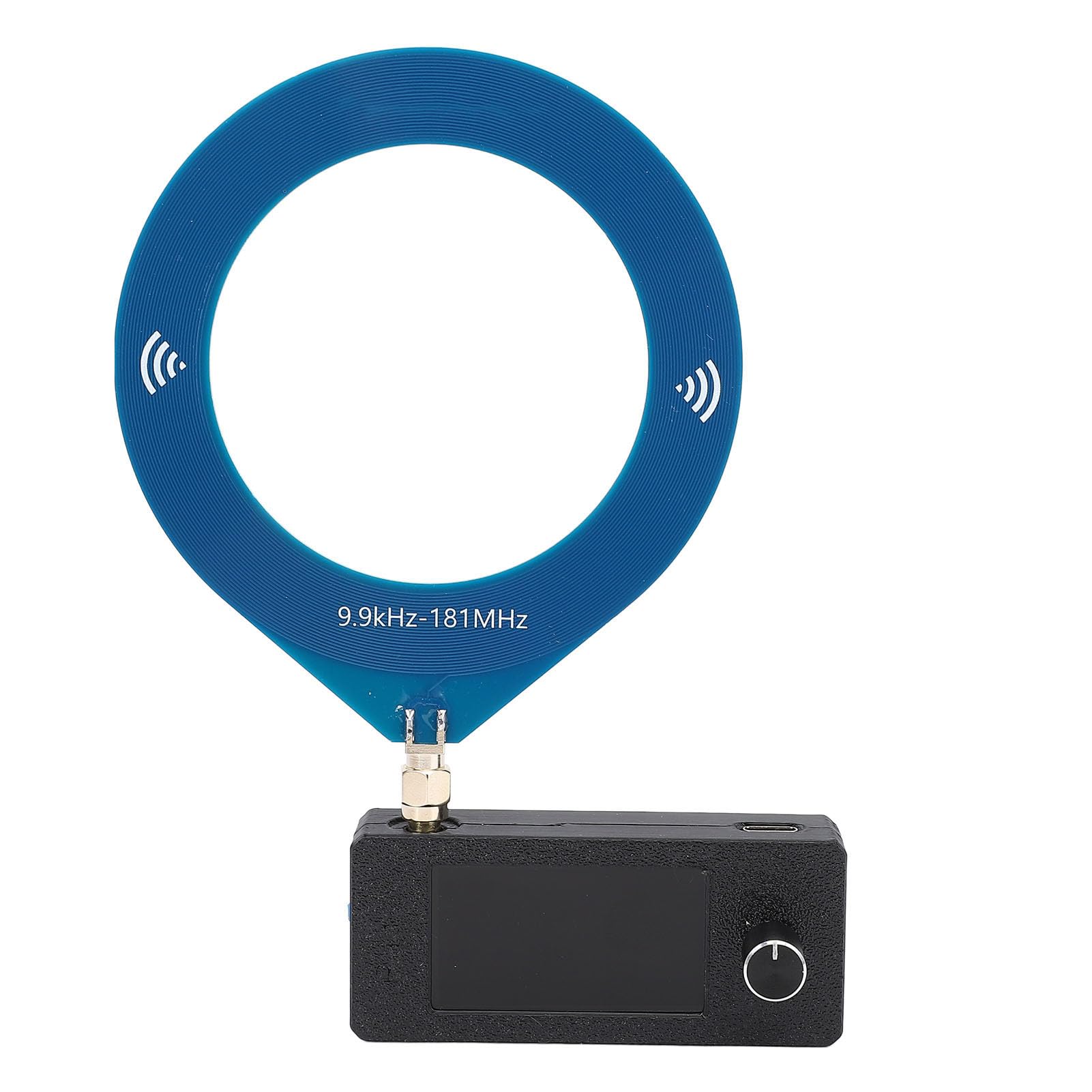 Wisoqu Radio, Portable Pocket Radio for SI4732 with 1.9 Inch IPS Color Screen, Long Battery Life, 0.5 to 108MHz, AM FM LSB USB, All Band Receiver with Ring Antenna for Travel